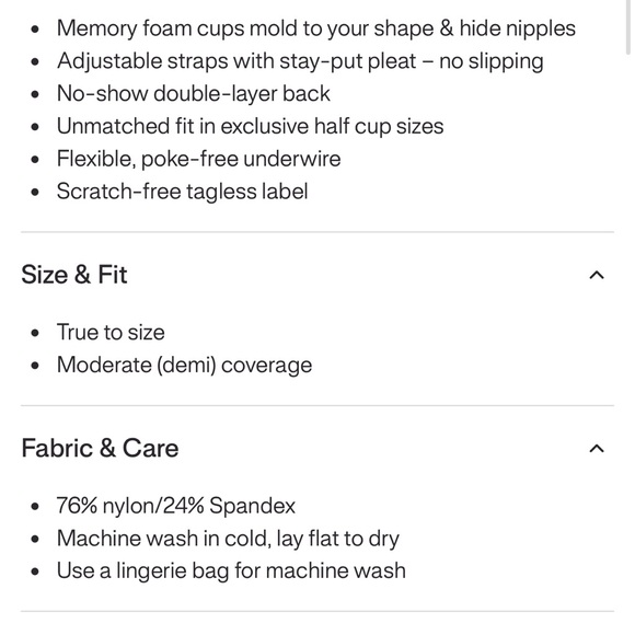 Thirdlove 24/7 Classic T-Shirt Bra Taupe Size 36B - Picture 16 of 16